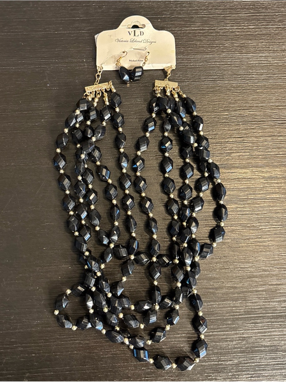 VLD Victoria Leland Designs Necklace & Earrings Set / Nickel Free NEW